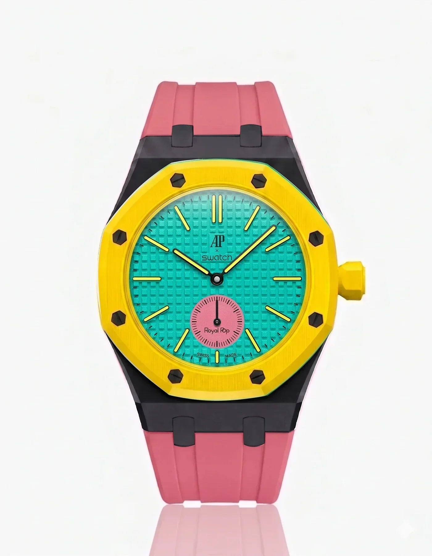 Silicone Strap & Case Royal Pop Otg Roz(Customize Colors)