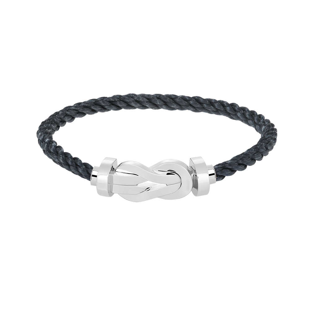 [Everoly JW]CHANCE LARGE 8 FIGURE BUCKLE NO DIAMOND BRACELET SILVER
