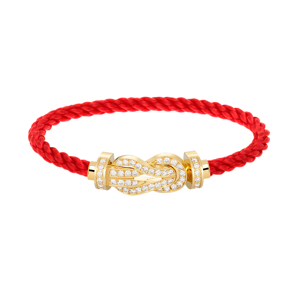 [Everoly JW]CHANCE LARGE 8 FIGURE BUCKLE FULLDIAMOND BRACELET GOLD