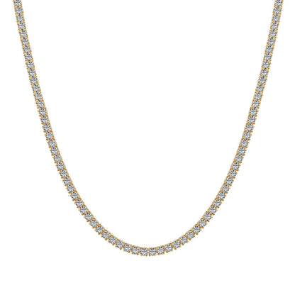 [Everoly JW]Delicate Round Shape Tennis Necklace