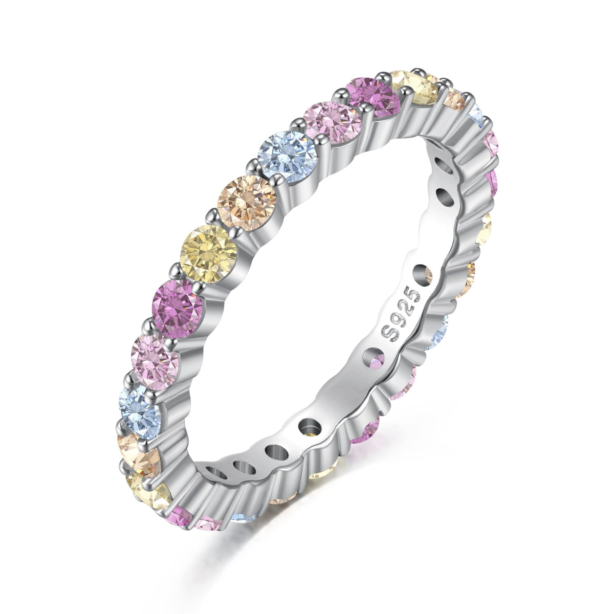 [Everoly JW]Dazzling Resplendent Round Cut Party Ring