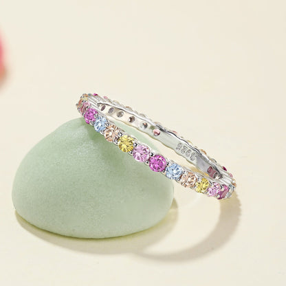 [Everoly JW]Elegant Vivid Round Cut Daily Ring