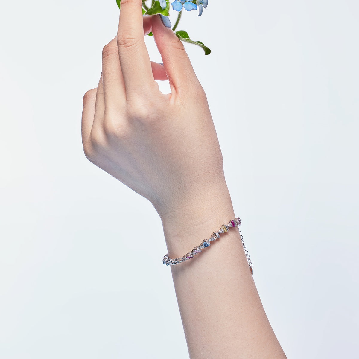 [Everoly JW]Radiant Water Drop Shape Daily Bracelet