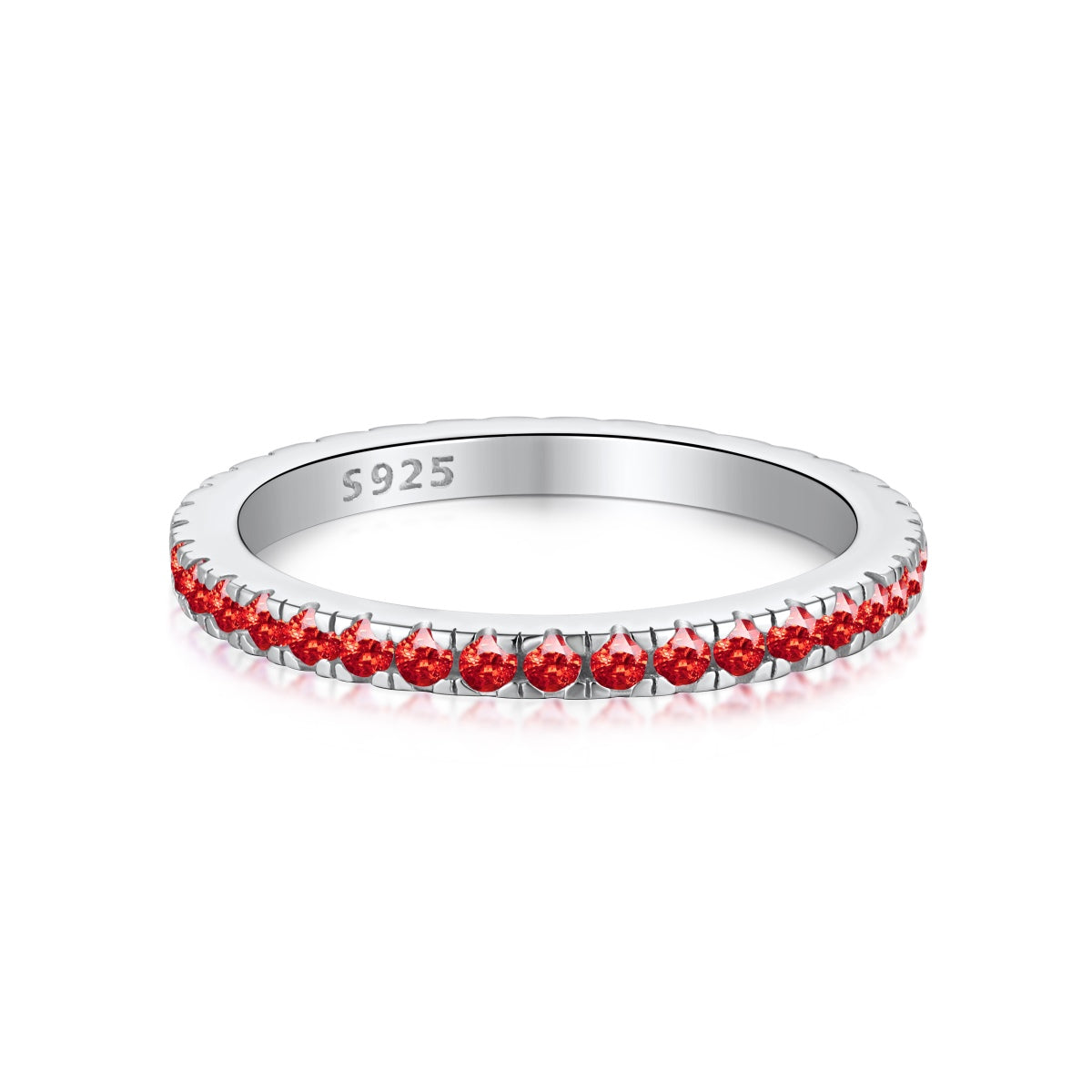 [Everoly JW]Delicate Sparkling Round Cut Daily Ring