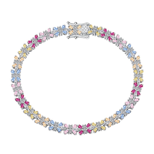 [Everoly JW]Radiant Colorful Emerald Cut Party Bracelet