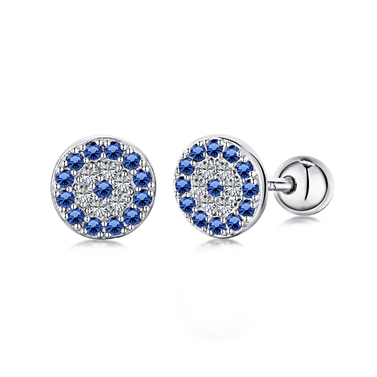[Everoly JW]Devil's Eye Ear Bone Nail Earrings