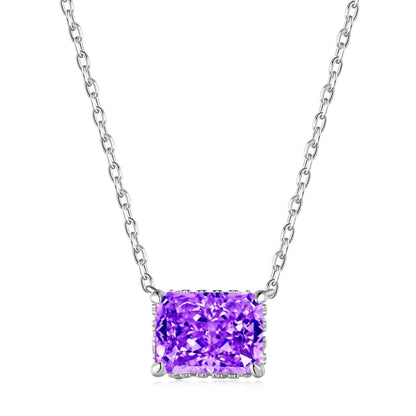 [Everoly JW]Luxurious Square Shape Colorful Necalack