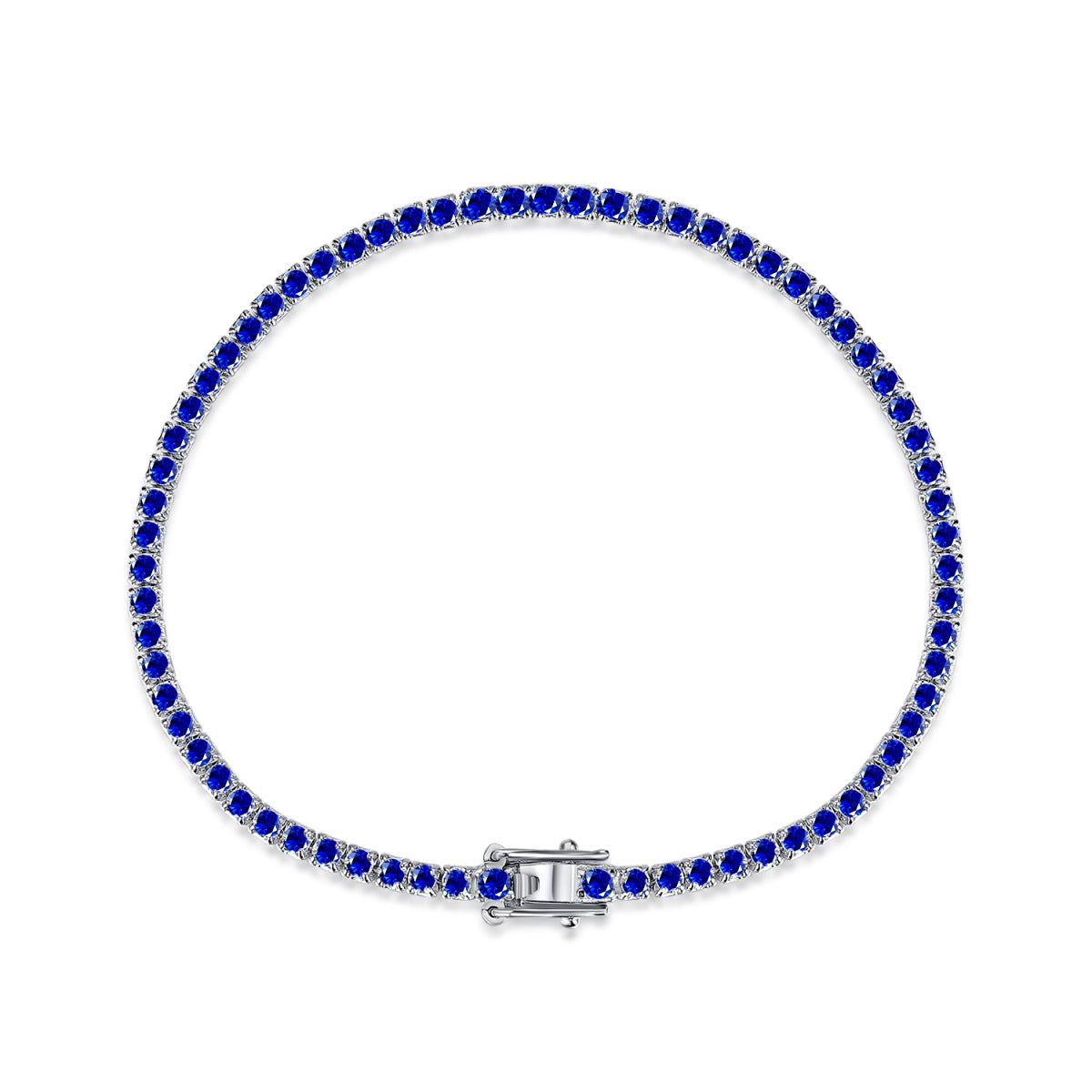 [Everoly JW]Dazzling Colorful Round Cut Daily Bracelet