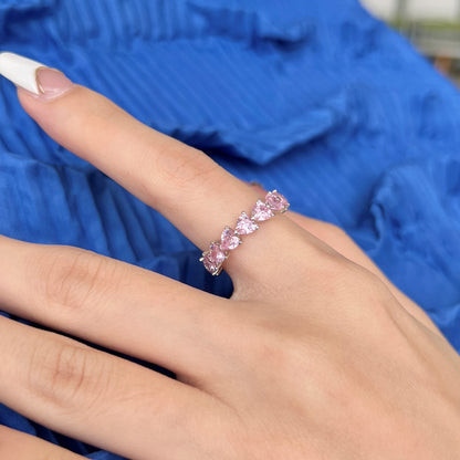 [Everoly JW]0.25 Carat Radiant Romance Heart Cut Lover Ring