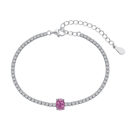 [Everoly JW]0.75 Carat Exquisite Oval Cut Daily Bracelet