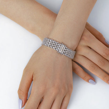 [Everoly JW]Ornate Elegant Round Cut Party Bracelet