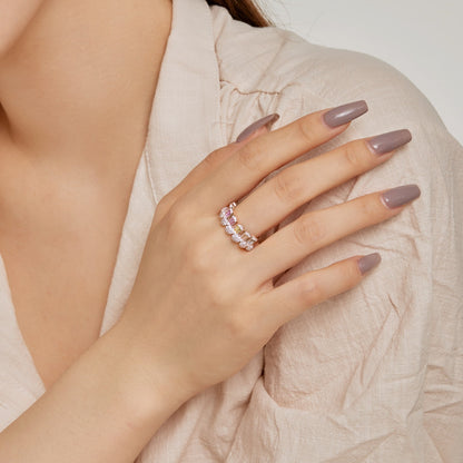 [Everoly JW]Gorgeous Radiant Cut Daily Ring