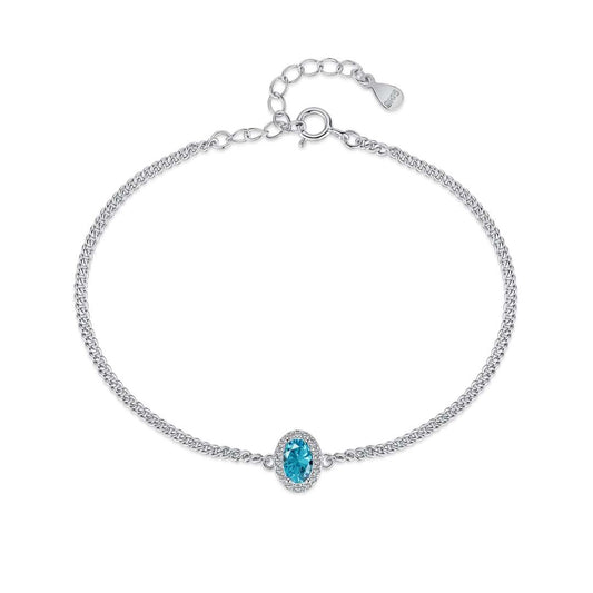 [Everoly JW]Exquisite Oval Shape Bracelet