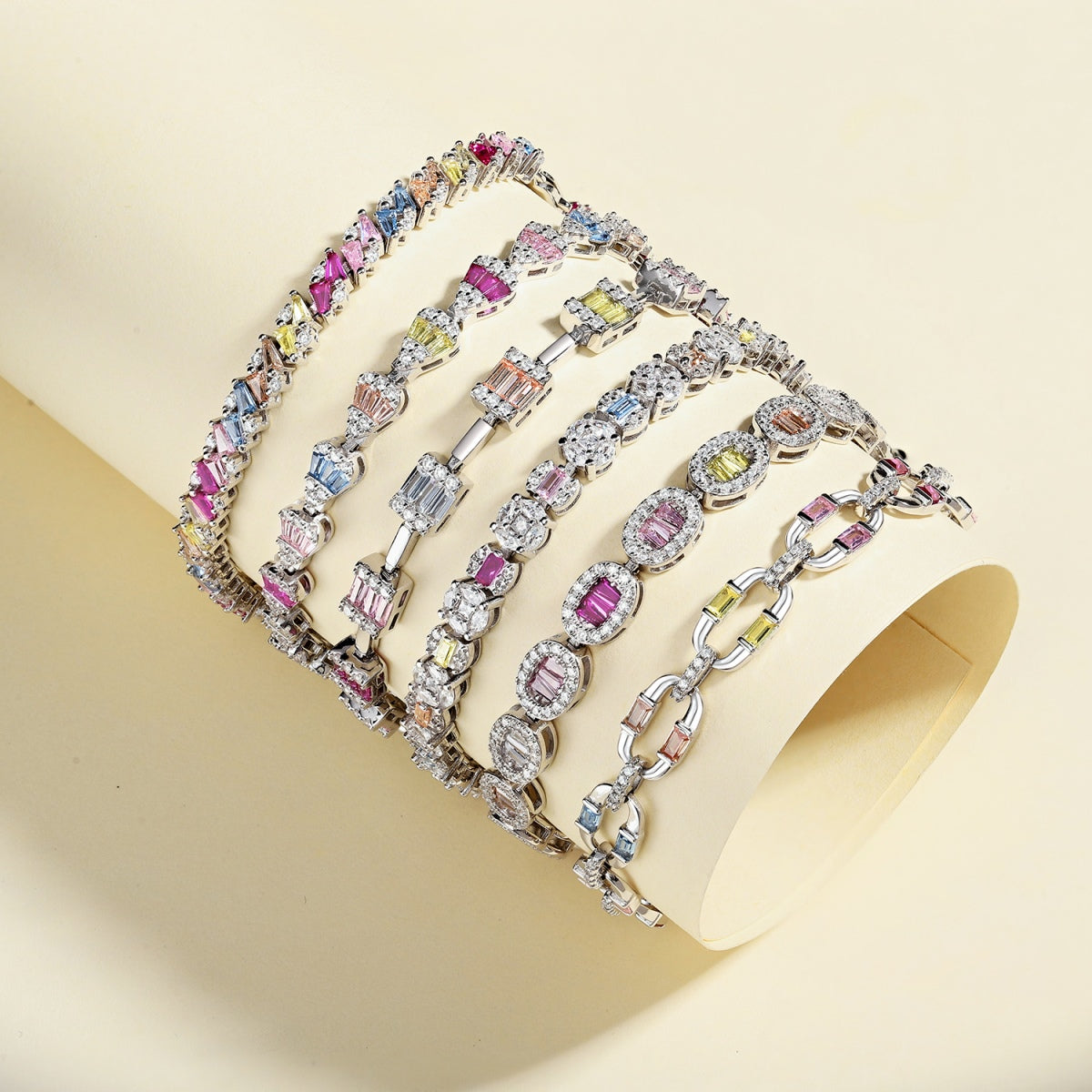 [Everoly JW]Exquisite Ornate Emerald Cut Daily Bracelet