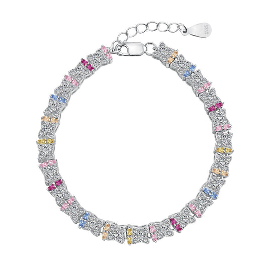 [Everoly JW]Unique Colorful Flower Shape Daily Bracelet