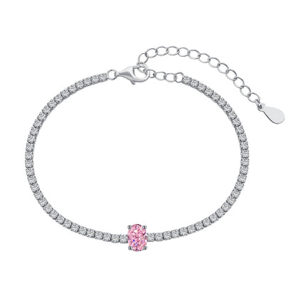 [Everoly JW]0.75 Carat Exquisite Oval Cut Daily Bracelet