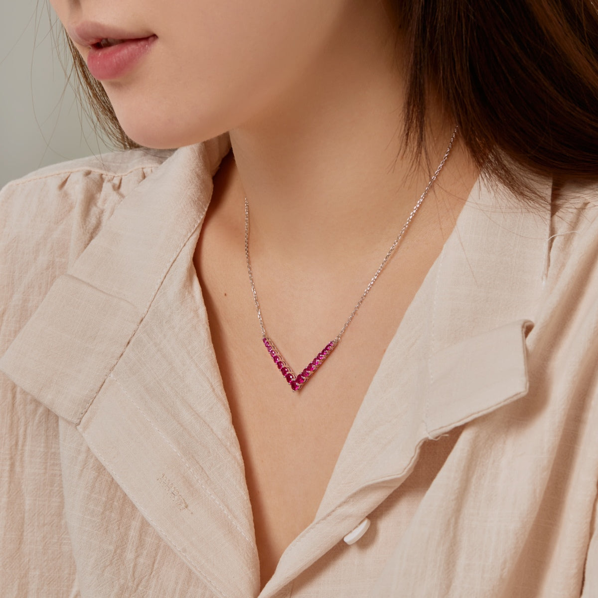 [Everoly JW]Ornate Round Cut Necklace