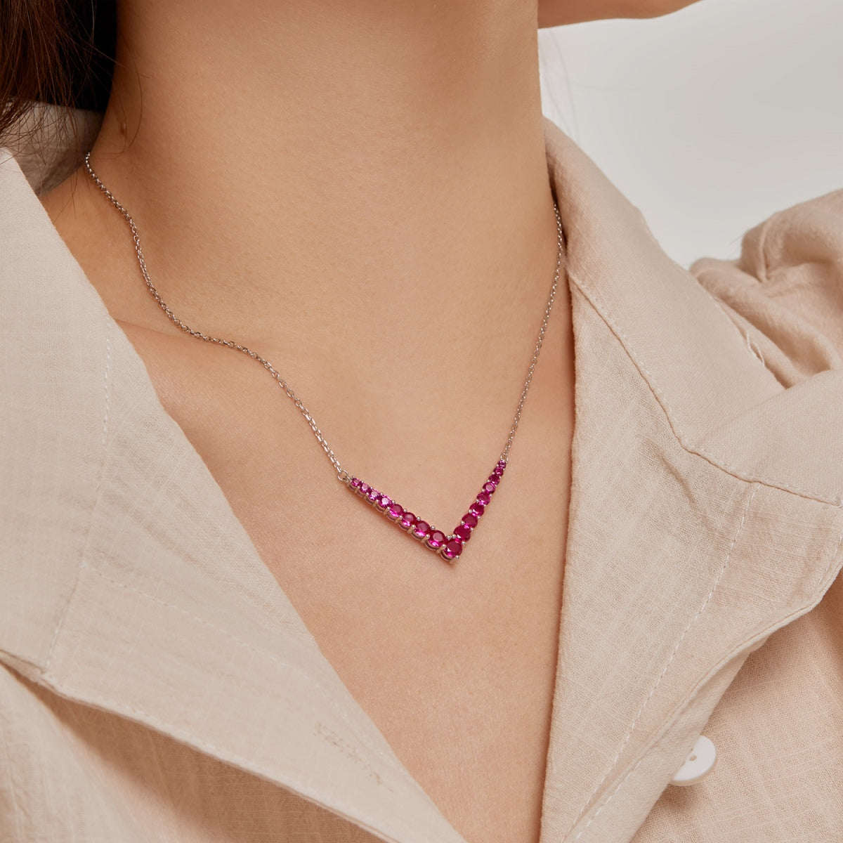 [Everoly JW]Ornate Round Cut Necklace