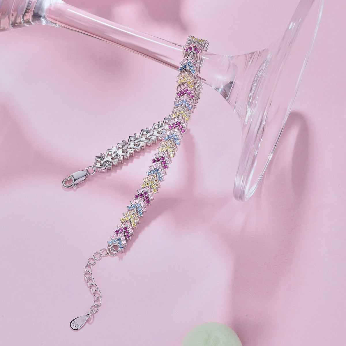 [Everoly JW]Ornate Sparkling Round Cut Party Bracelet