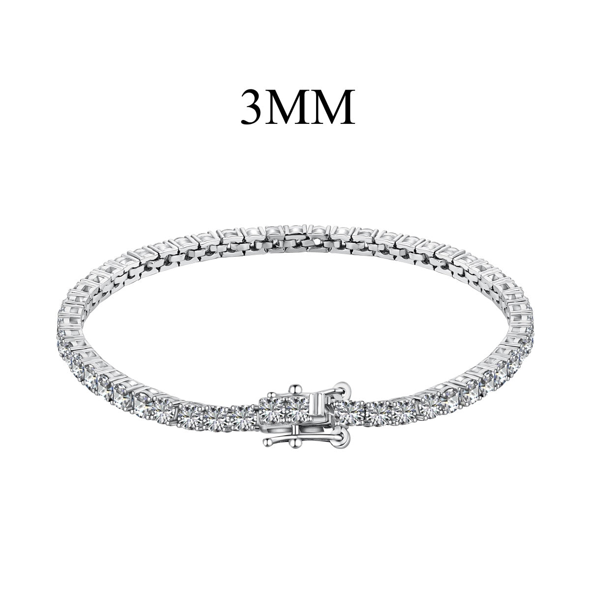 [Everoly JW]Radiant Colorful Round Cut Party Bracelet