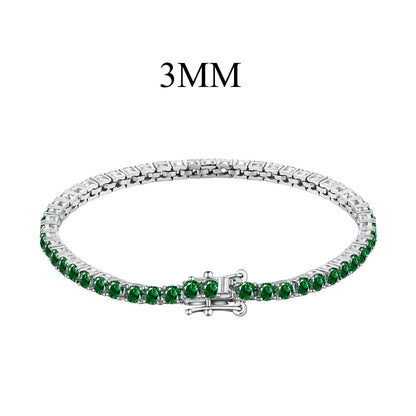 [Everoly JW]Radiant Colorful Round Cut Party Bracelet