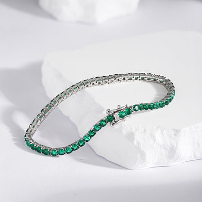 [Everoly JW]Radiant Colorful Round Cut Party Bracelet