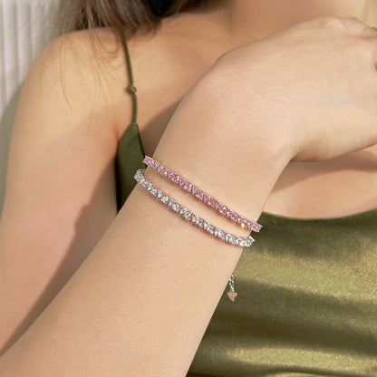 [Everoly JW]Dazzling Romantic Heart Shape Lover Bracelet