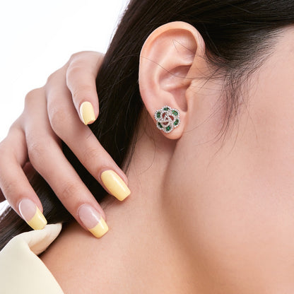 [Everoly JW]Exquisite Flower Shape Daily Earrings
