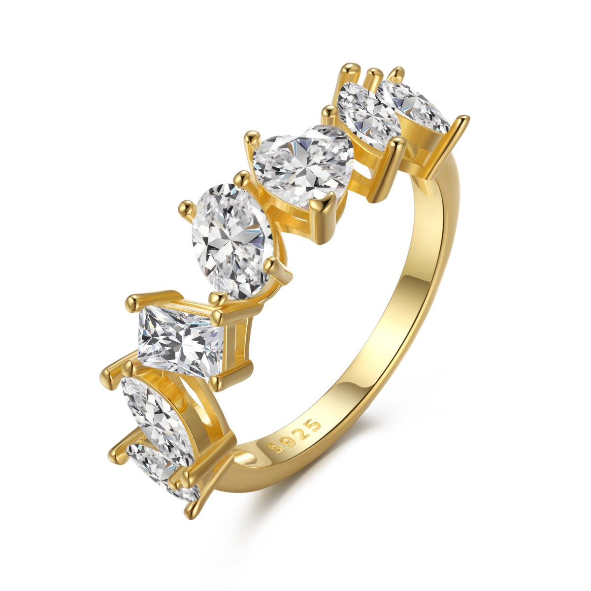 [Everoly JW]Delicate Multi Cut Ring