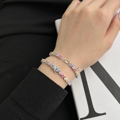 [Everoly JW]Ornate Sparkling Multi Cut Party Bracelet