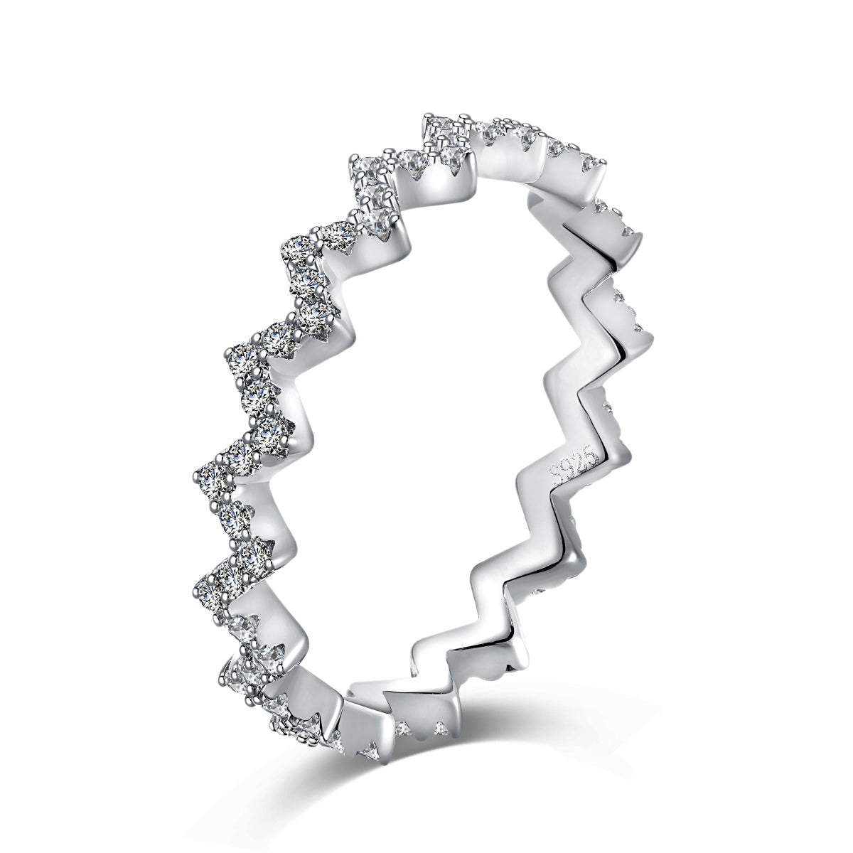 [Everoly JW]Delicate Enchanting Wave Shape Daily Ring