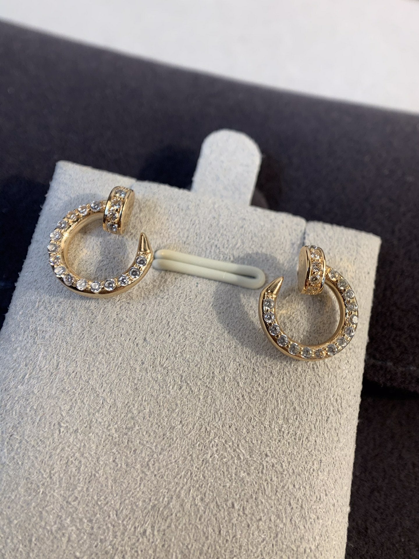 [Everoly JW]JUSTE EARRINGS GOLD DIAMONDS