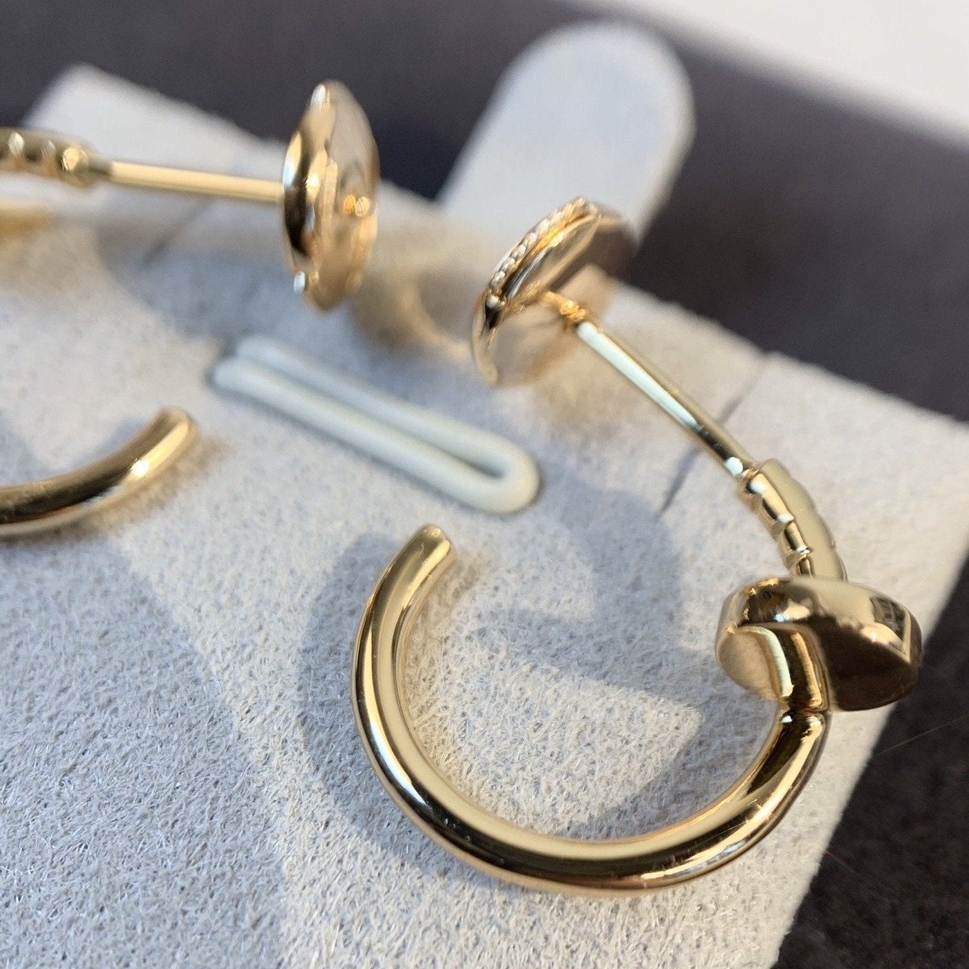 [Everoly JW]JUSTE EARRINGS PINK GOLD