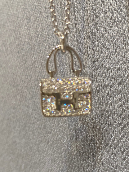 [Everoly JW]CONSTANCE ANHÄNGER DIAMANT HALSKETTE 