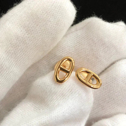 [Everoly JW]CHAINE SMALL EARRINGS GOLD AND SILVER