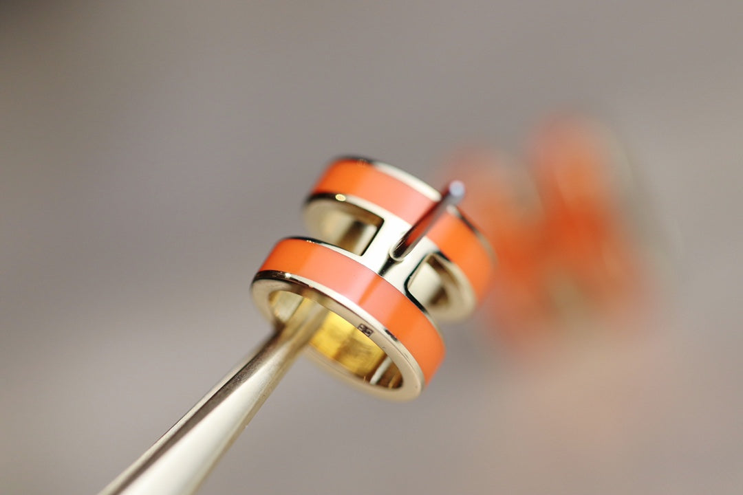 [Everoly JW]MINI POP H EARRINGS ORANGE