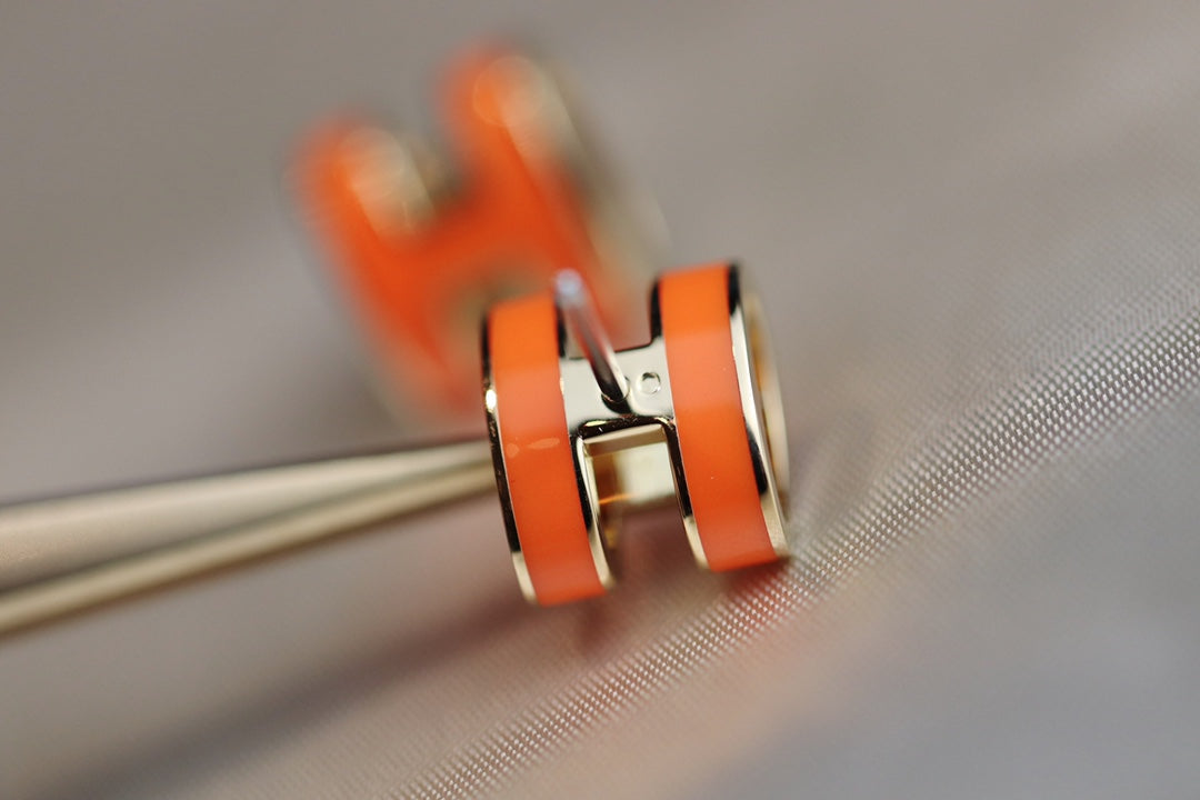 [Everoly JW]MINI POP H EARRINGS ORANGE