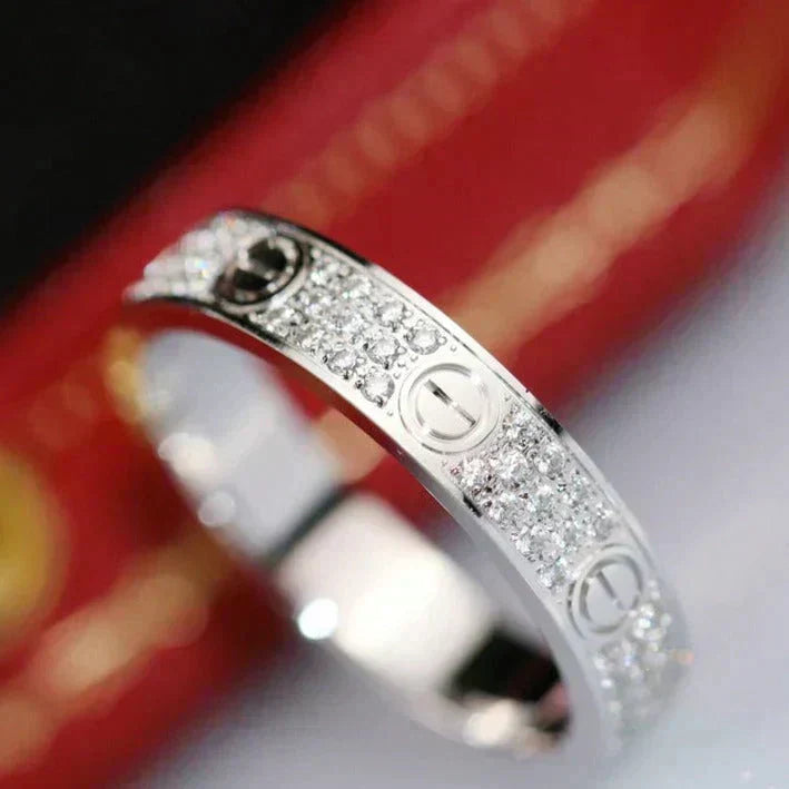 [Everoly JW]LOVE RING 3.6MM DIAMOND PAVED