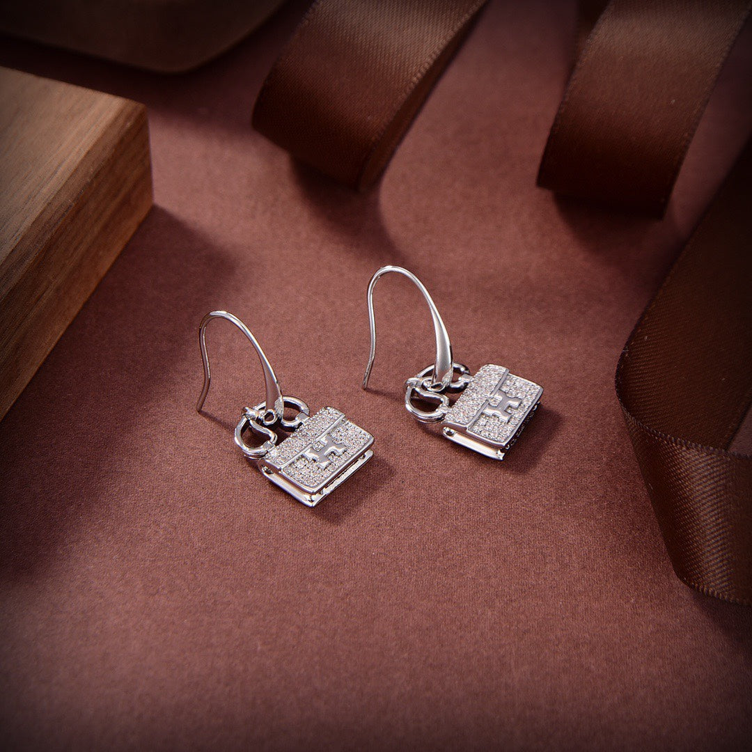 [Everoly JW]KELLY DIAMOND EARRINGS