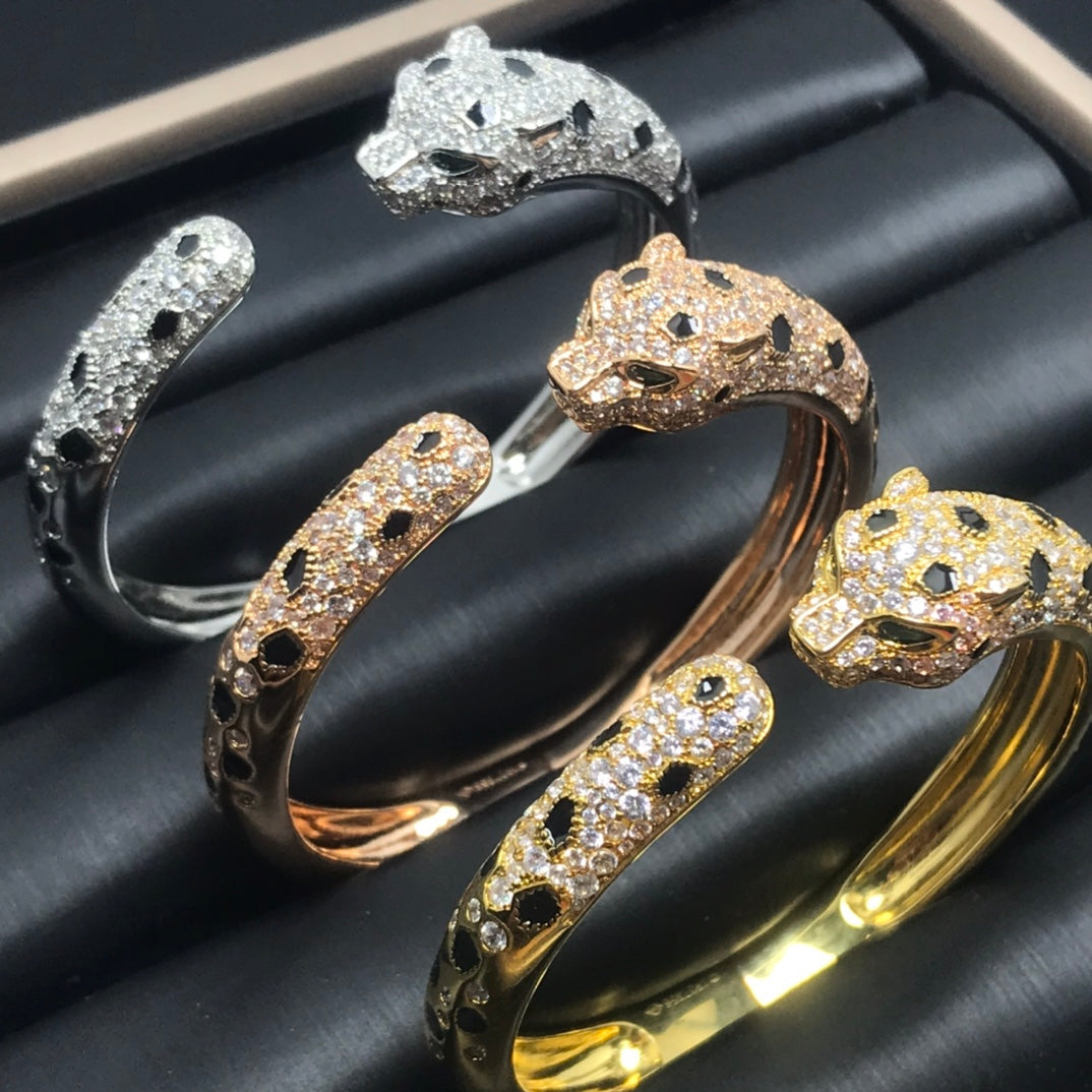 [Everoly JW]PANTHERE BIG BRACELET DIAMONDS