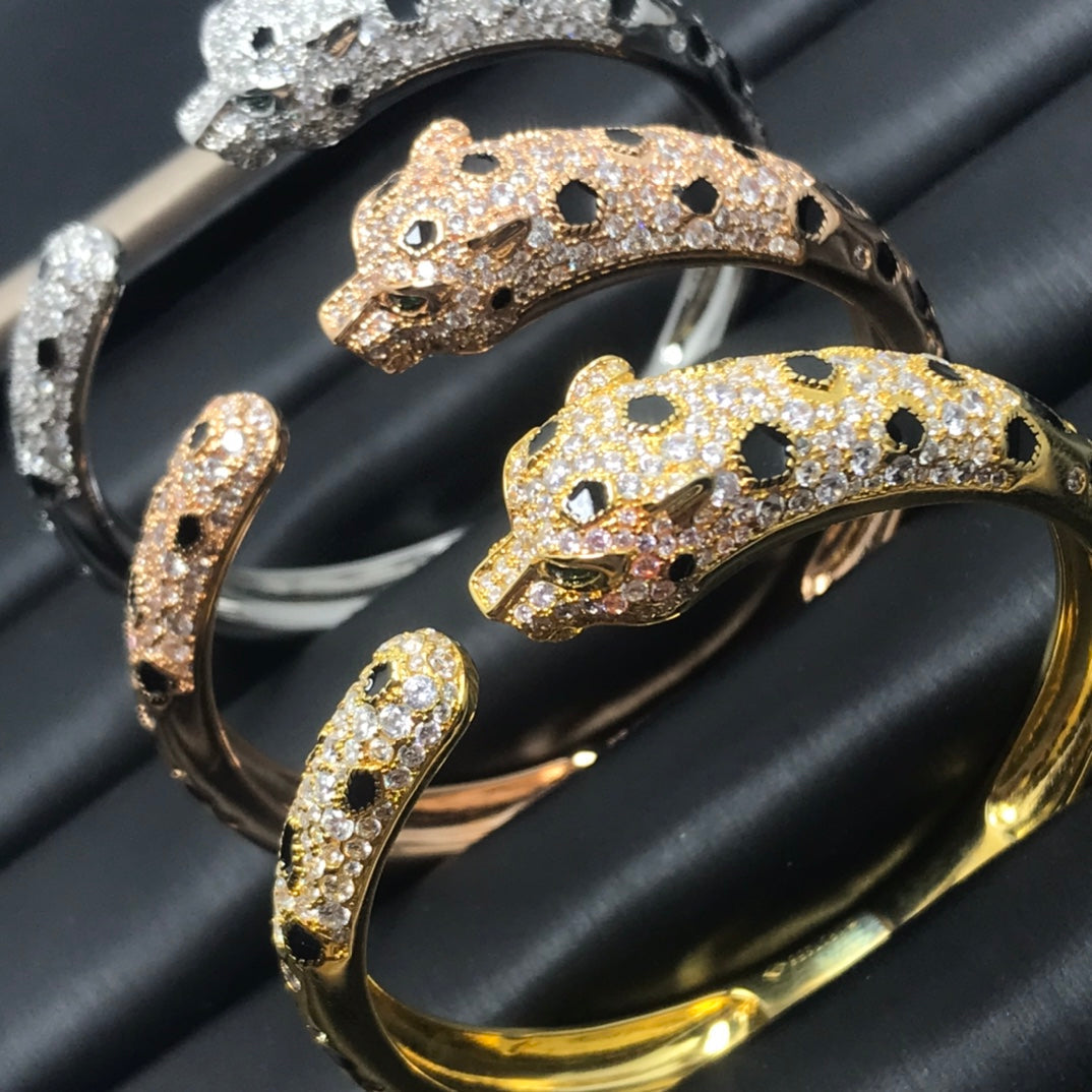 [Everoly JW]PANTHERE BIG BRACELET DIAMONDS