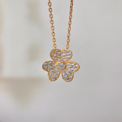 [Everoly JW]BLUMEN-DIAMANT-HALSKETTE
