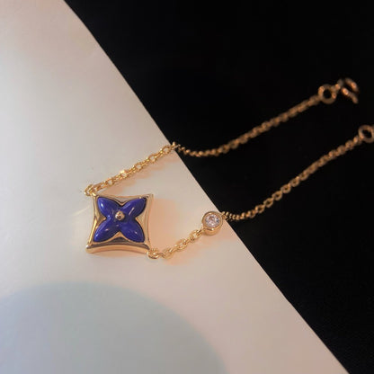 [Everoly JW]COLOR STAR PINK GOLD DIAMOND BRACELET