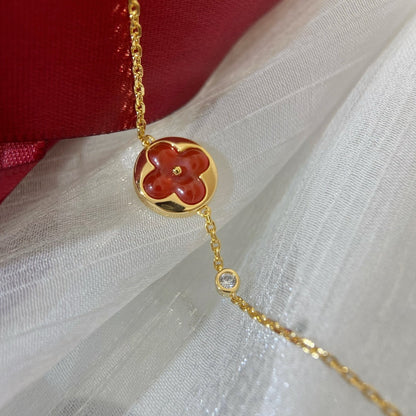 [Everoly JW]SUN PEDANT CARNELIAN BRACELET