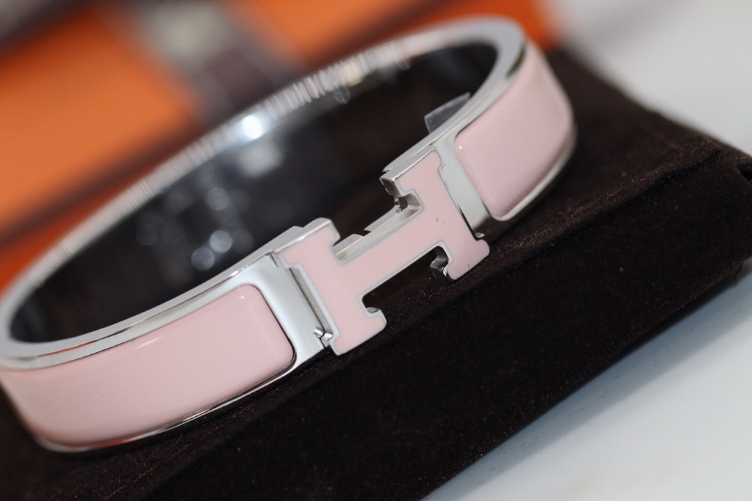 [エバロリー JW]H ブレスレット 12mm ピンク