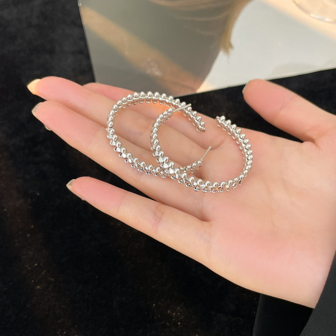 [Everoly JW]CLASH HOOP EARRINGS