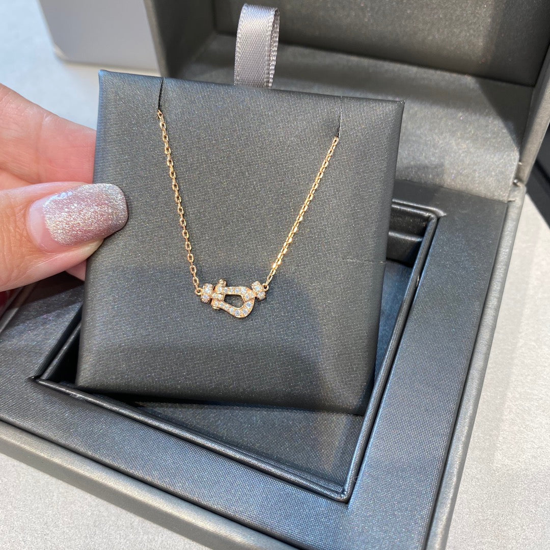 [Everoly JW]FORCE 10 DIAMOND PINK GOLD NECKLACE MINI MODEL