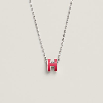 [Everoly JW]H NECKLACE PINK