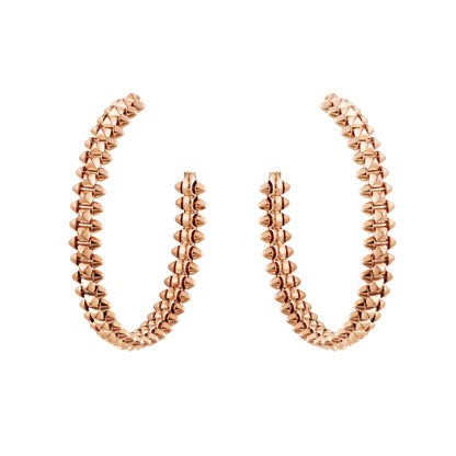 [Everoly JW]CLASH LARGE HOOP EARRINGS