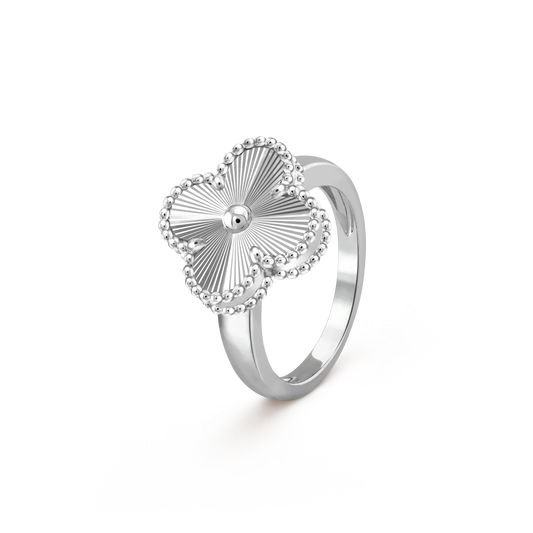 [Everoly JW]CLOVER SILVER RING